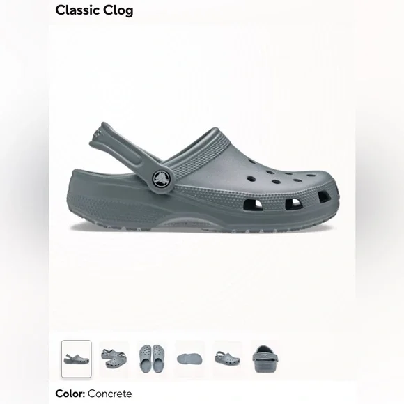 CROCS | Shoes | Crocs Classic Clog In Concrete Size M8w  display picture 2